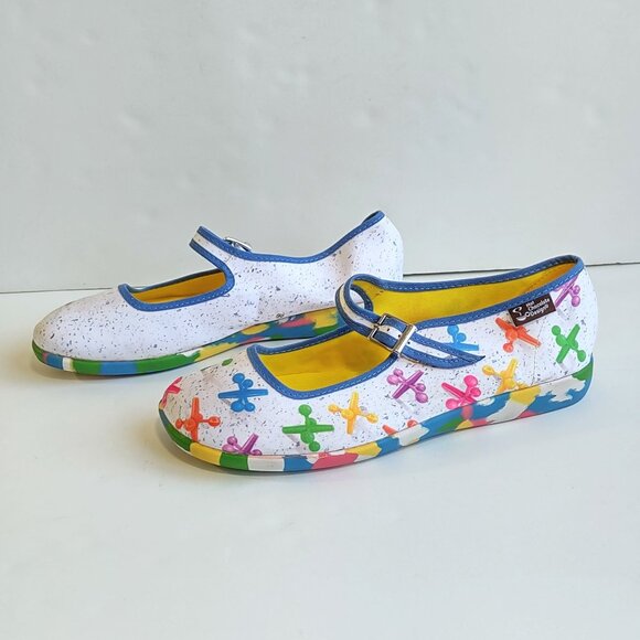 Hot Chocolate Design Chocolaticas Rainbow JAX Mary Jane Flats Shoes EU 41/US 11 - Picture 6 of 15